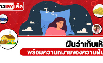 ฝันว่าเก็บเห็ด
